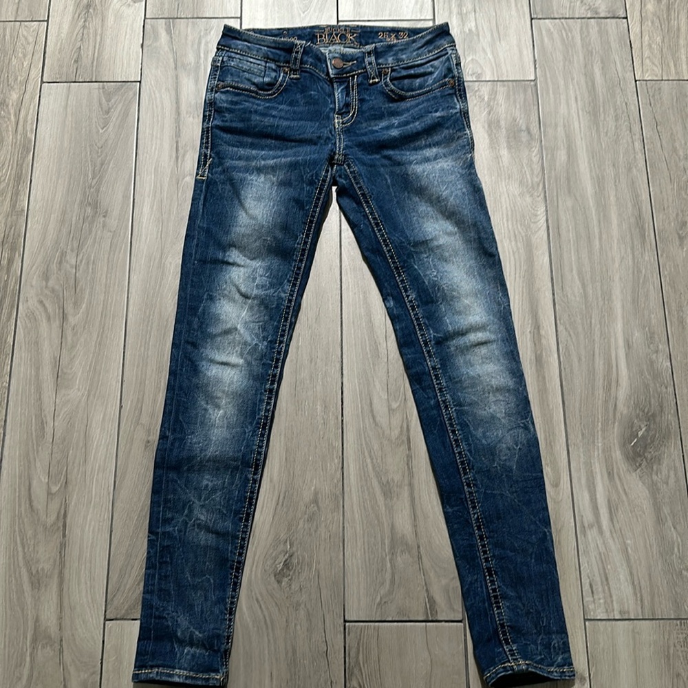 Buckle black jeans